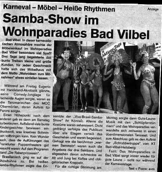 Die original VIVA BRASIL DANCE SHOW