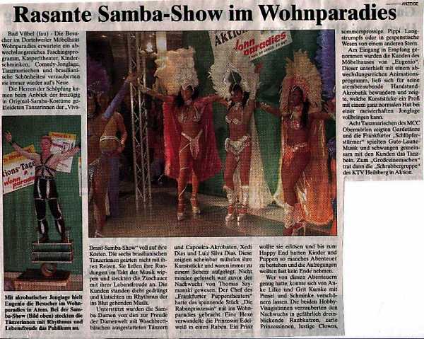 Die original VIVA BRASIL DANCE SHOW