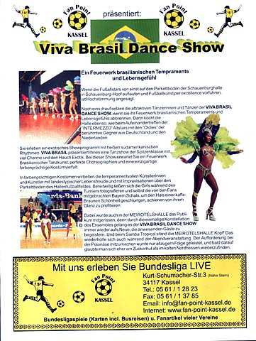 Die original VIVA BRASIL DANCE SHOW
