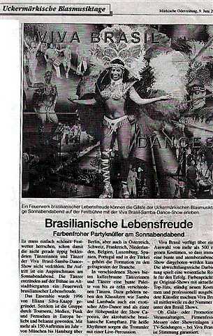 Die original VIVA BRASIL DANCE SHOW