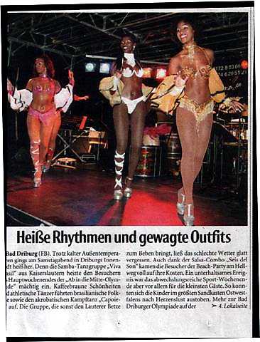 Die original VIVA BRASIL DANCE SHOW