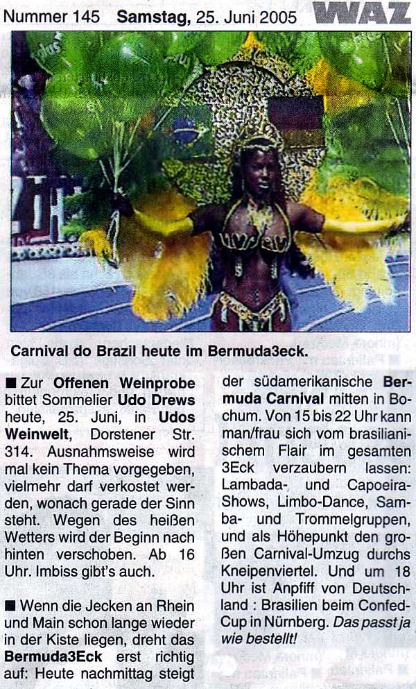 Die original VIVA BRASIL DANCE SHOW