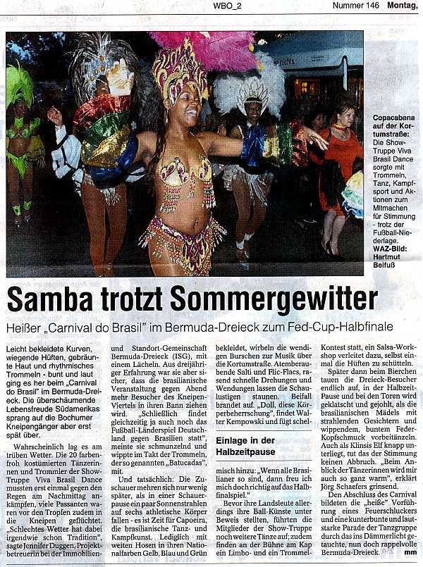 Die original VIVA BRASIL DANCE SHOW