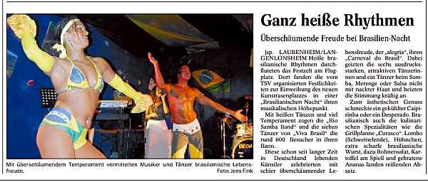 Die original VIVA BRASIL DANCE SHOW
